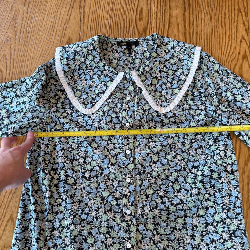 Maje City Floral Print Blouse - Picture 13 of 14